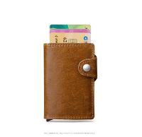 Genuine leather Rfid Protection Blocking Wallet Business Credit Card Holder Cardholder Holder Rfid Case Protection Card Holders
