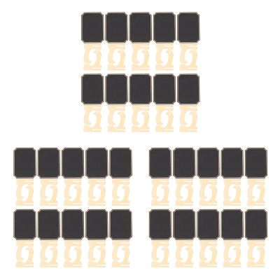 60 Pack Mini with Support Easels Stand,Place Cards Small Rectangle Little Wood Blackboard for Weddings