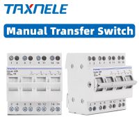 4P 40A 63A MTS Dual Power Manual Transfer Isolating Switch Interlock Circuit Breaker 230V 400V Modular Changeover Switch