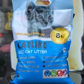 Cát tắm vệ sinh cho mèo Catlike 8L hương chanh
