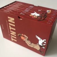 หนังสือ The Adventures of Tintin ชุดหนังสือปกแข็งภาษาอังกฤษ 8 เล่ม หนังสือของขวัญสำหรับเด็ก