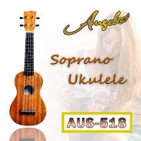 ANGEL Ukulele 12 ข้อ AUS-518 Flame 21  อูคูเลเล่ 21นิ้ว