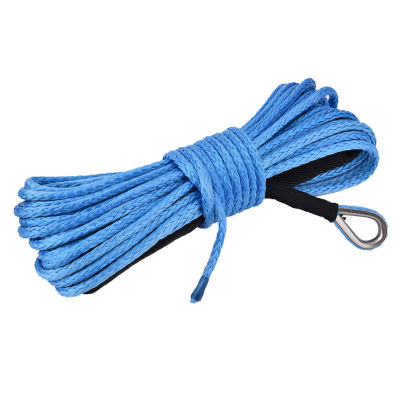 COLOR 6mm×15.5m Pulling Hauling Rope 12 Strand Braid Winch Line Lightweight Rope