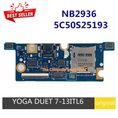 Asli untuk Lenovo Yoga Duet 7-13ITL6 Laptop USB-C pembaca kartu SD tipe-c papan IO NB2936 Board