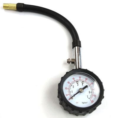 【LZ】○▽☇  Universal Long Tube Tire Pressure Gauge Meter 0-100 Psi High-precision Tyre Air Pressure Tester for Car and Motorcycle