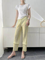 Clearance Special Pleated Pants Womens 2022 New Casual Pleated Pants Niche Design Pleated Pants