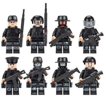 【Ready Stock】บล็อกตัวต่อเลโก้ รูปทหาร ขนาดเล็ก ของเล่นเสริมการเรียนรู้ สําหรับเด็ก 8 ชิ้น ต่อชุด