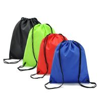 2022 New Portable Sports Bag Thicken Drawstring Belt Riding Backpack Gym Drawstring Shoes Bag Clothes Backpacks Waterproof