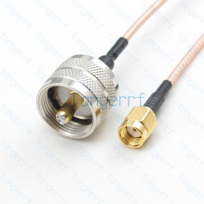 RG316 UHF Male plug to RP-SMA Male(Female Pin) plug RF Pigtail Jumper Cable Long Lot  Straight  Connector  High Quality Tangerrf Electrical Connectors