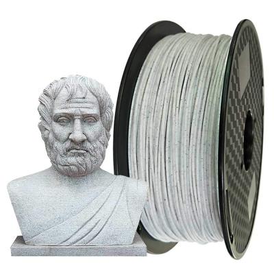 3D เครื่องพิมพ์เส้นใยหินอ่อน PLA 1KG 1.75MM เครื่องพิมพ์3D วัสดุหินอ่อนเนื้อย่อยสลายเส้นใยวัสดุการพิมพ์