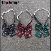 【CW】 JK uniform accessoriesstudent sailor 39;s uniform academic bow tie collar purepointed bow tie cute bear handle bow