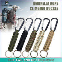 Outdoor Paracord Climbing Fob Keyfob สายคล้องคอ Fast Hanging Climbing Fob เจ็ดหลัก Paracord ถักพวงกุญแจสีสุ่ม