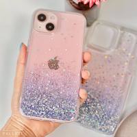 เคสดาวชมพูอมม่วงวิ้งๆ ใส่กับเครื่องสีชมพูปังมากค้าาา พร้อมส่งรุ่น 14 pro max / 14 pro / 14