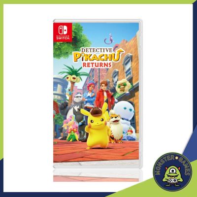 Detective Pikachu Returns Nintendo Switch Game แผ่นแท้มือ1!!!!! (Detective Pikachu Return Switch)(Detective Pikachu Switch)