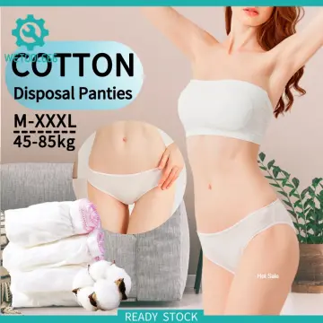 Soft Smooth Cotton Woman Disposable Panties Maternity Travel