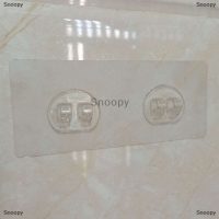 Snoopy ตะขอยึดติดผนังภายใต้ชั้นวางลวดแขวนผู้ถือ CLAMP Organizer