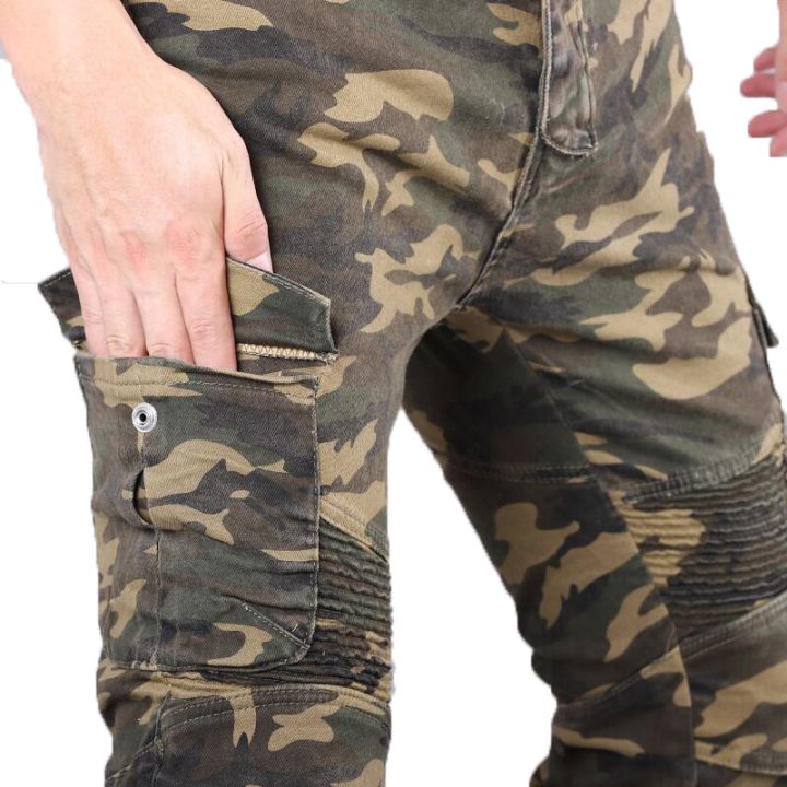 กางเกงยีนส์ขายาวสำหรับกางเกงขี่มอเตอร์ไซค์ใหม่เอี่ยม-กางเกงยีนส์ขายาวสำหรับขี่มอเตอร์ไบค์-cincin-kasual-มอเตอร์ครอสอุปกรณ์ป้องกัน