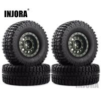 【Hot-Selling】 The Pie Mart Injia 4ชิ้นพลาสติก1.9 "ขอบล้อยางชุดสำหรับ1/10 RC ตีนตะขาบรถ Axial SCX10 90046 Tamiya CC01 D90 D110