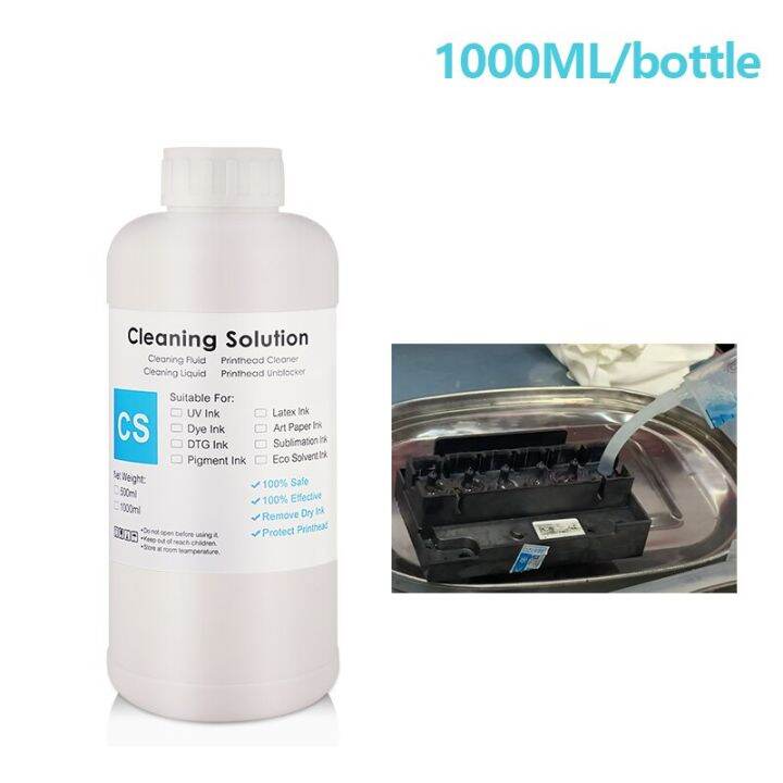1000ML/Bottle DTG Ink Cleaner Textile Ink Cleaning Solution For DTG