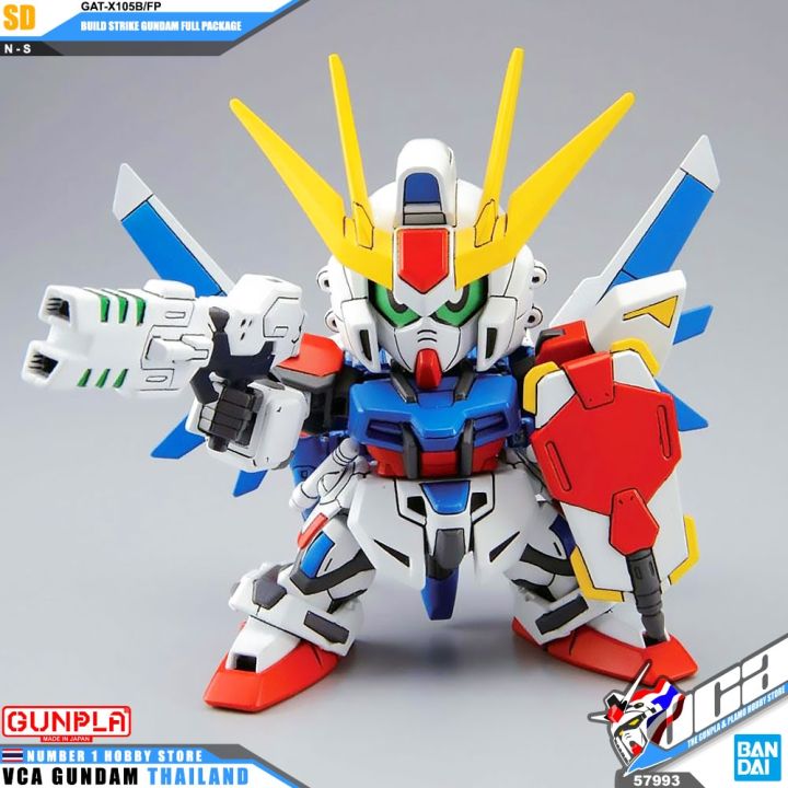 bandai-gunpla-super-deformed-sd-gundam-bb388-build-strike-gundam-full-package-โมเดล-กันดั้ม-กันพลา-vca-gundam