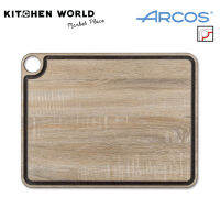 Arcos Spain 709300 Cutting Board Natural &amp; Black 42.7x32.7 cm. / เขียง