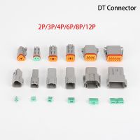 5/10/100 Sets Deutsch DT 2P/3P/4P/6P/8P 22-16AWG Waterproof Electrical Wire Deutsch Connector Plug Kit DT06-2S DT04-2P DT04-3P Electrical Connectors