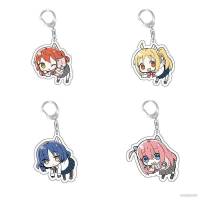 YT Bocchi The Rock! Keychain Anime Keyring Acrylic Cute Bag Pendant Cartoon Gotou Hitori Key Chain Gifts TY