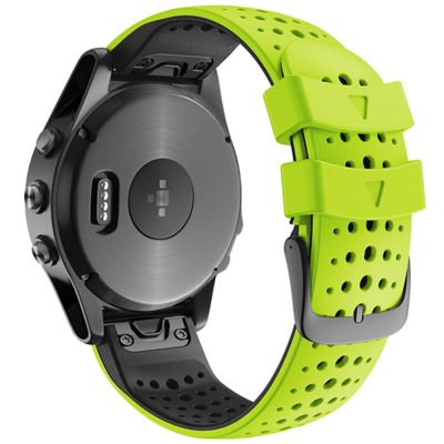 ใช้งานร่วมกับ Garmin Fenix 6สายรัด22มม.-Fit Soft ซิลิโคนเปลี่ยนสายนาฬิกาสำหรับ Fenix 6 Pro/Fenix 5/Fenix 5 Plus/Approach S60/S62/Forerunner 945 Smartwatches