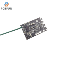 pcbfun แผงวงจรโซลาร์เซลล์1.2V 2.4G โมดูลควบคุมไฟสัญญาณเตือนระบบส่งกำลังแบบซิงโครนัสบอร์ดคอนโทรล