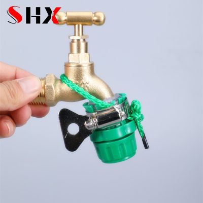 【hot】◕  Faucet Plastic Hose tap Garden Pipe Joiner Fitting Irrigation for 15-21mm