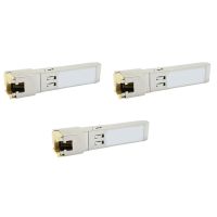 3X Gigabit RJ45 SFP Module 10/100/1000Mbps SFP Copper RJ45 SFP Transceiver Gigabit Ethernet Switch