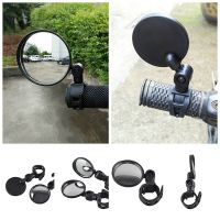 1Pcs Universal Motorcycle Electric Bicycle Aluminum Rear View Black Handle Bar End Side Rearview Mirrors Accessory 5Cm 8Cm Mirrors