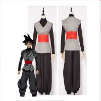 Anime Super Black Son Goku Cosplay Costume Halloween Carnival Party Cool Man Combat Uniform Dress Up Performance Clothes