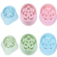 Pet Dog Slow Eating Training Bowl for Puppy Kitten Plastic Food Feeding Bowl Pet Avoid Choke Feeder Pet Dog Training Bowl