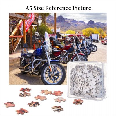 Rt 66 Fun Run Oatman Motorcycles 4-16 8377 Wooden Jigsaw Puzzle 500 Pieces Educational Toy Painting Art Decor Decompression toys 500pcs