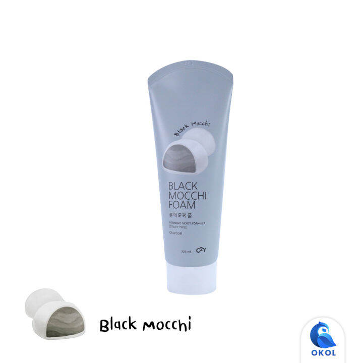 c2y-white-mocchi-คลีนซิ่งโฟม-ให้ความชุ่มชื้น-มี-2สูตร-white-mocchi-และ-black-mocchi-ขนาด-220-ml