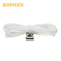 ZNPNXN รองเท้าผ้าใบยืดหยุ่นเชือกผูกรองเท้าโลหะล็อคขี้เกียจ laces สำหรับเด็กและผู้ใหญ่เหมาะกับรองเท้าทั้งหมด