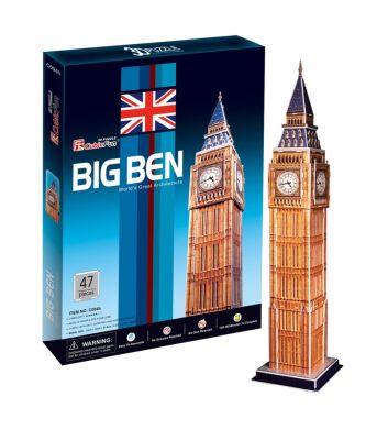 Cubic Fun 3D Puzzle Big Ben C094H - ของเล่น ของสะสม จิ๊กซอว์กระดาษ 3 มิติ นาฬิกาบิ๊กเบน