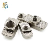 №♀☋ 10pcs/lot M3 M4 M5 M6 M8 Thread T Nut EU Standard Drop In T-Slot Carbon Steel for 2020 3030 4040 4545 Series Aluminum Profiles