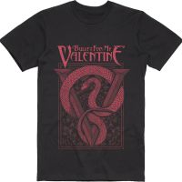 Bullet For My Valentine Red Snake T Shirt 100 ORIGINAL MERCH