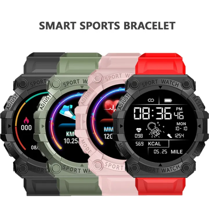 FD68S Smart Watch Men Women Smartwatch Blood Fitnes Tracker Touch
