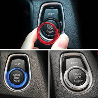 For BMW 1 2 3 4 Series X1 Blue Car Start Stop Switch Rings One-button Button Stickers Ring Trim Cover New Interior Accessories