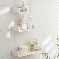 【CW】 Avoid holing bathroom shelf toilet waterproof wall hanging frame racks plastic receive arrange layer