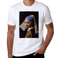 New Villanelle with a pearl earring T-Shirt t-shirts man anime t shirt men 4XL 5XL 6XL