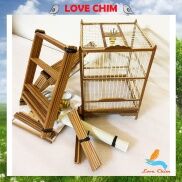 Khung lồng khuyên nan cáp quang,Khung lồng chim khuyên tự ráp kèm móc