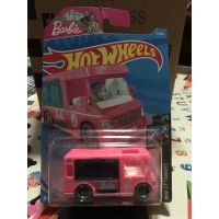 Hotwheels Barbie แพ็คปีเก่า แพ็คยับรถสวยปกติ