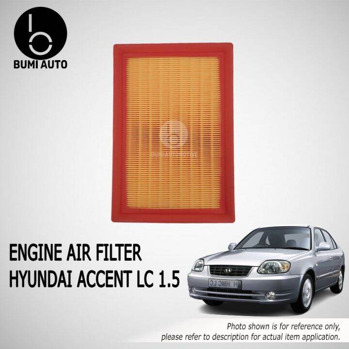Hyundai Accent LC 1.5 Air Filter Penapis Udara 2811022600 Lazada