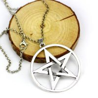 Jewelry on the neck vintage mens cool accessories hollow five-pointed star pendant titanium steel boys necklace