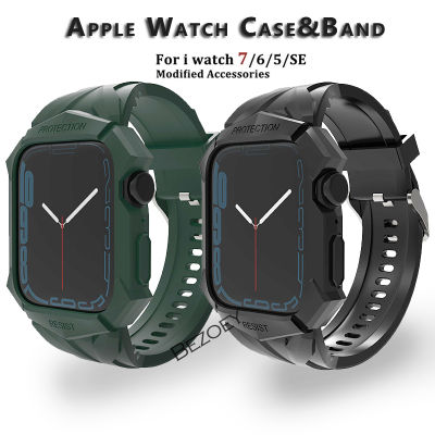 สายสำหรับ Apple Watch Band 44Mm 40,อุปกรณ์เสริมชุดสายสำหรับ I Watch Series 7 6 5 4 3 45มม. 41มม.