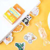 1 Box Watercolor Painting Adhesive Sticker Scrapbooking Diary Diy Decoration Sealing Label Stickers Stationery Office Stickers Labels